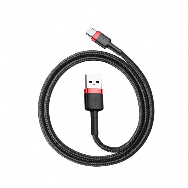 USB-C kabel Baseus Cafule 3A 1m rdeče-črn