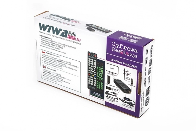 TV sprejemnik H.265 MINI LED DVB-T/DVB-T2 H.265 HD