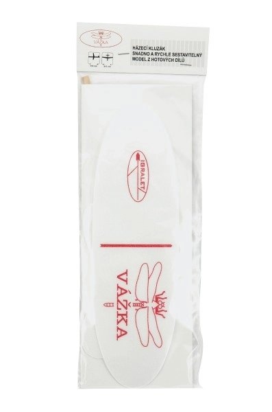 Letalo Kačji pastir meti model stiropor/les 39x31cm v vrečki