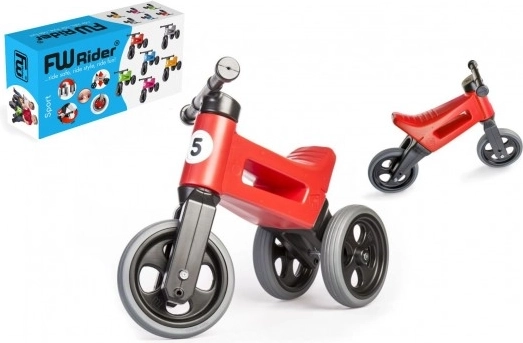 Poganjalec Funny Wheels Rider Sport 2v1 za otroke – Rdeča