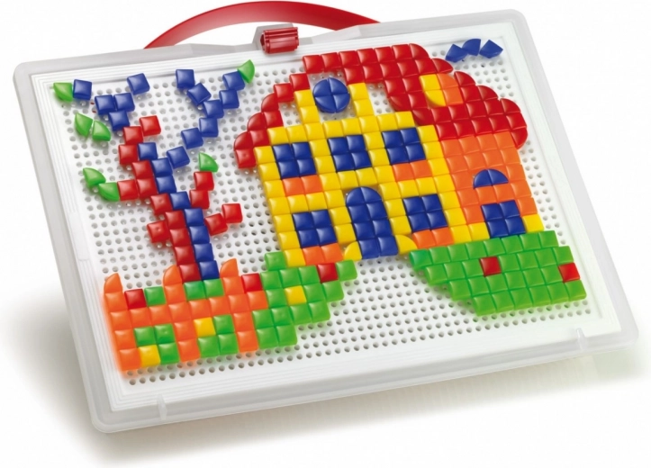 300 barvnih delčkov – oblike za neskončne vzorce