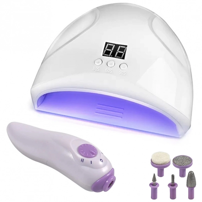 Profesionalni hibridni komplet UV LED svetilka in brusilnik 12W