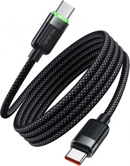 Mcdodo USB-C na USB-C kabel, 60 W, samonavijajoč, 1,2 m