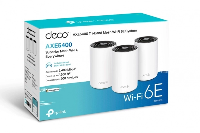 Sistem WiFi Deco XE75 6E AXE5400 (3 kosi)