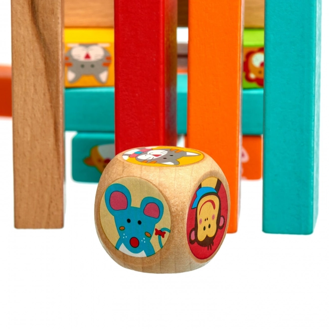 Lucy & Leo „Ugani, kdo“ - otroška lesena igra Jenga