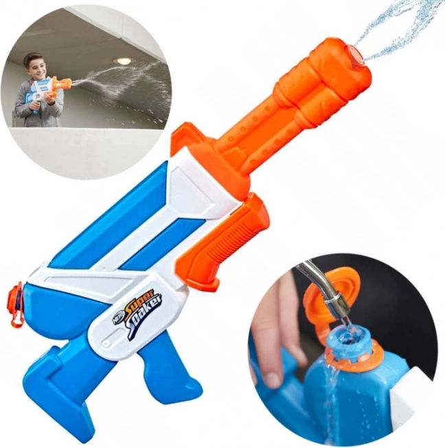 Velika vodna pištola Nerf Soa Twister Super z vrtečim se cevjem