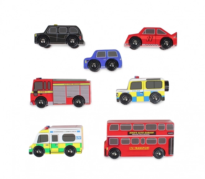 Le Toy Van Set avtomobilčk Londra