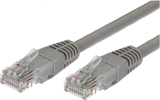 Kabel Patchcord kategorije 5e RJ45 UTP 2 m siv – pakiranje 10 kosov