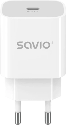 Hitri polnilec USB-C 20W Savio