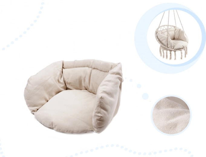 Udobno sedenje z mehkimi blazinami