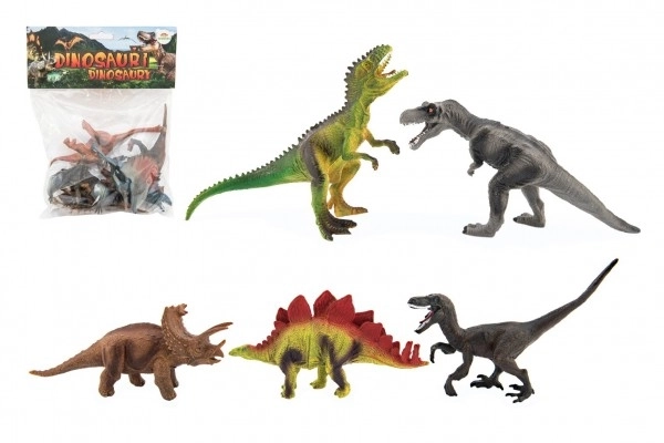 Plastični dinozaver 15-18cm 5 kosov v vrečki