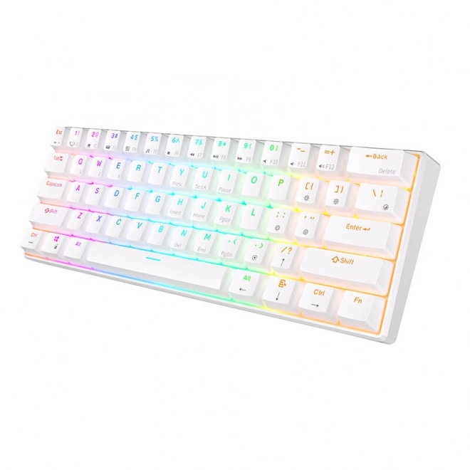 Mehanska tipkovnica Royal Kludge RK61 RGB bela
