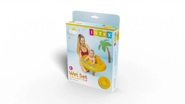 Otroški napihljiv obroč +- 70cm v škatli 6-12m