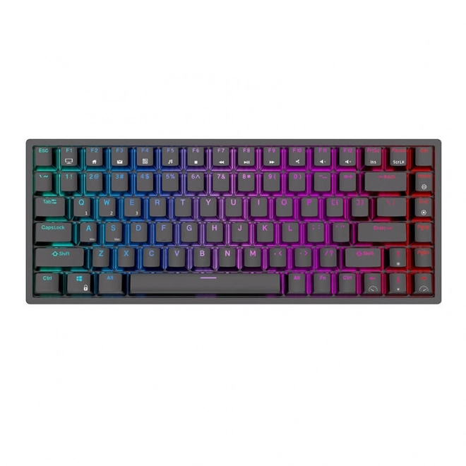 Brezžična mehanska tipkovnica Royal Kludge RK84 z RGB osvetlitvijo in rdečimi stikali