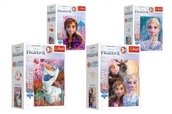 Minipuzzle miniMaxi 20 kosov Ledeno kraljestvo II/Frozen II 4 vrste v škatlici 11x8x4cm – Anna