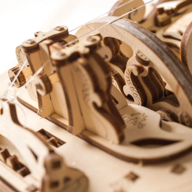 Ugears 3D Lesena mehanska uganka Hurdy-Gurdy