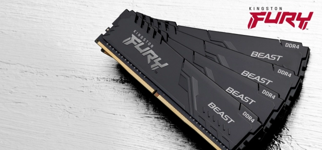 Pomnilnik Kingston Fury Beast DDR4 16GB (2x8GB) 3600MHz CL17
