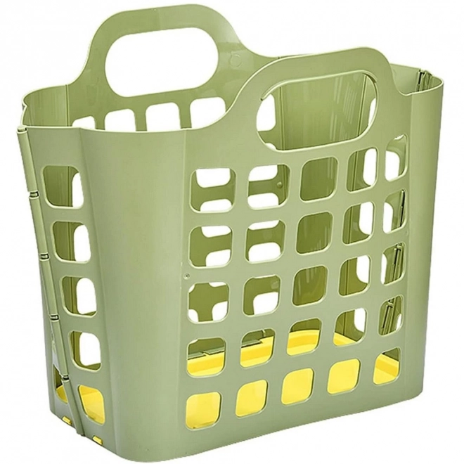 Zložljiva plastična košara za perilo