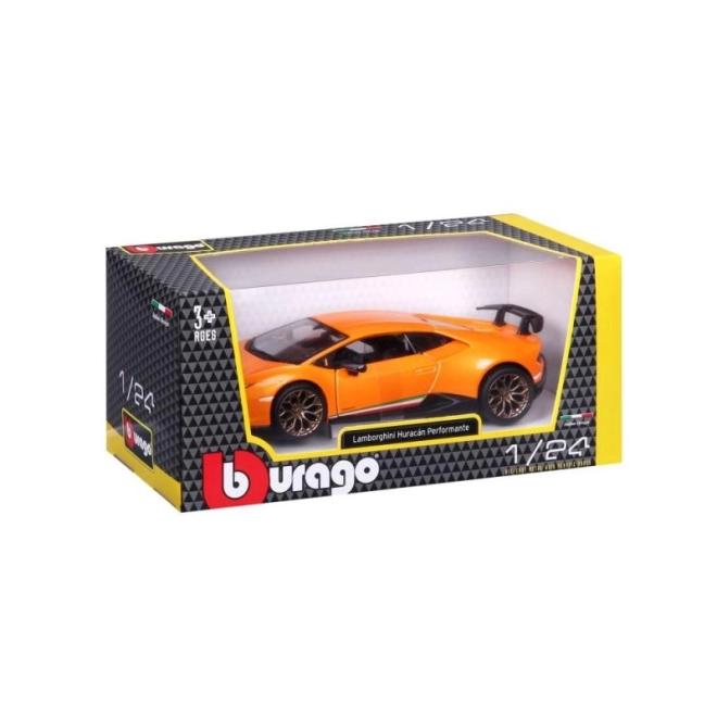 Lamborghini Huracan Performante oranžna model 1:24