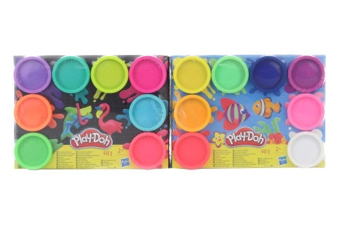 Play-doh Set 8 kosi lončki neonskih barv