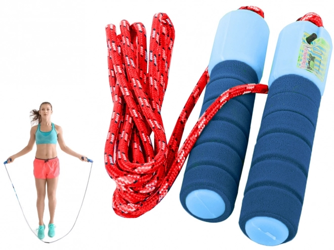 Nastavljiva kolebnica s števcem za fitnes