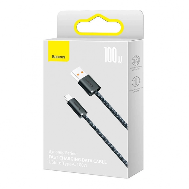 Kabel USB na USB-C Baseus Dynamic Series 2m črn