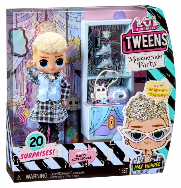 Tweens L.O.L. Surprise! maskenbal punčka Max Wonder