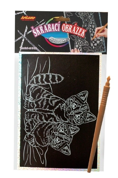Holografska strgalna slika vozilo