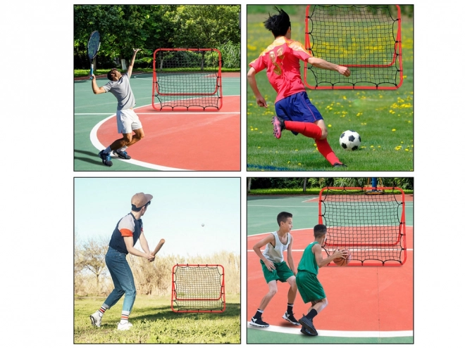 Treningovski okvir Rebounder za skakalni nogomet 100x100cm