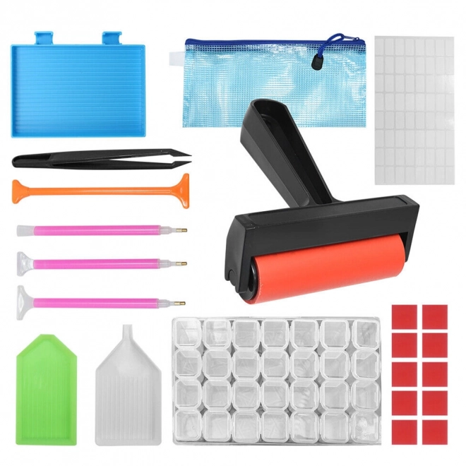Set diamantnih vezalnih dodatkov