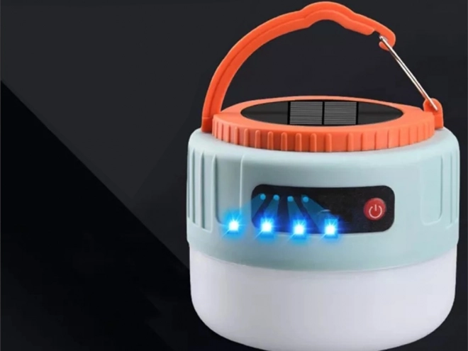 Solarna kamp svetilka USB LED