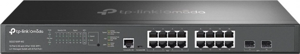 Stikalo 16× 2.5G PoE+ z 2× SFP+ 10G
