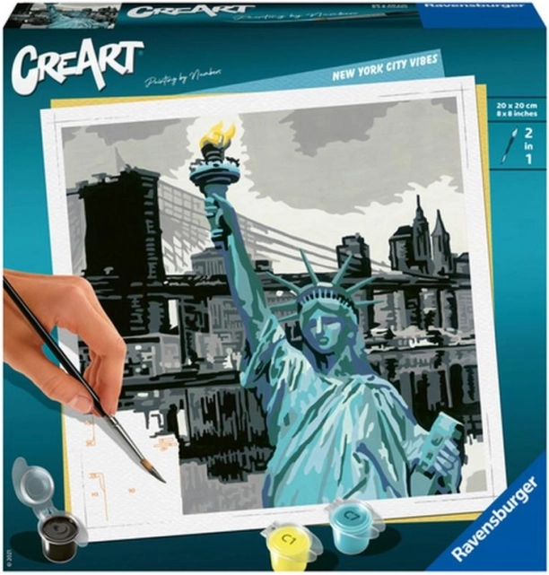CreArt pulzirajoči New York – slikanje po številkah