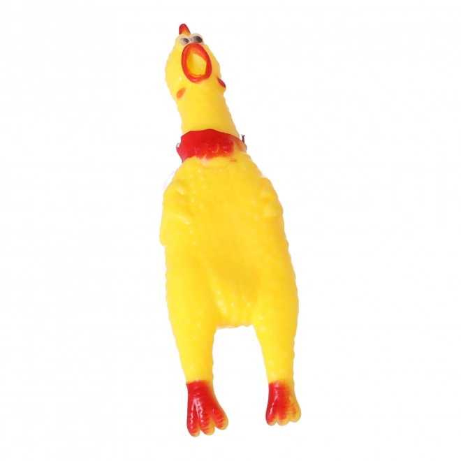 Piskajoča igrača za pse - piščanec, 16 cm
