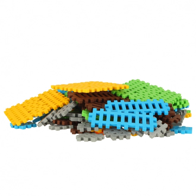 Gradbene kocke Mini Waffle - Kmet Velik set