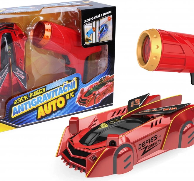 Rock Buggy antigravitacijski RC avto z laserjem 15 cm rdeč