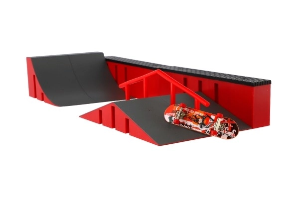 Skatepark s prstnim skateom na vijake