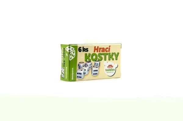 Set igralnih kock 6 kos