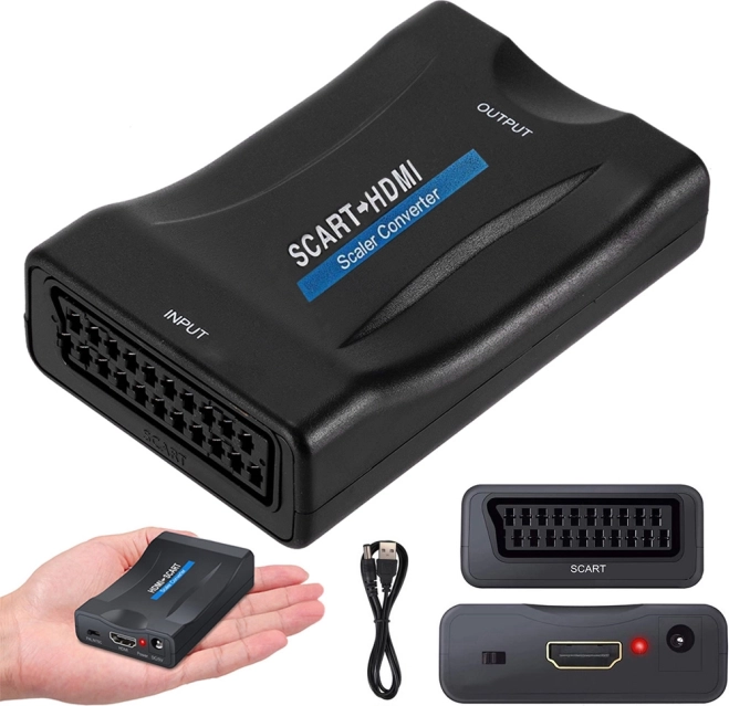 Pretvornik SCART v HDMI Full HD
