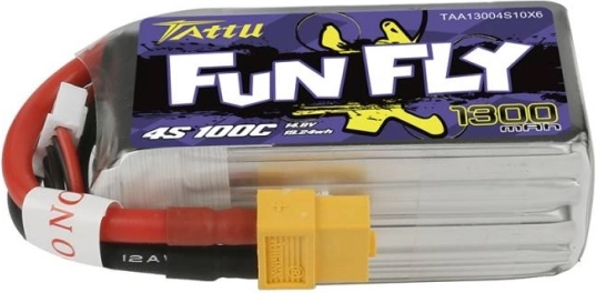 Baterija za kvadrokopterje Tattu Fun Fly 1300mAh 4S 100C