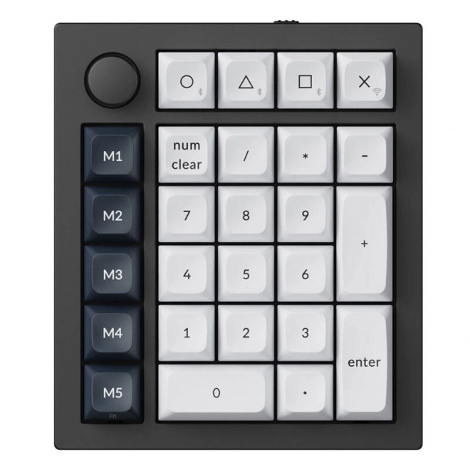 Brezžična numerična tipkovnica Keychron Q0 Max RGB, črna