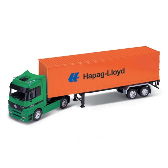 Welly vlačilec s priklopnikom Mercedes-Benz Actros 1:32