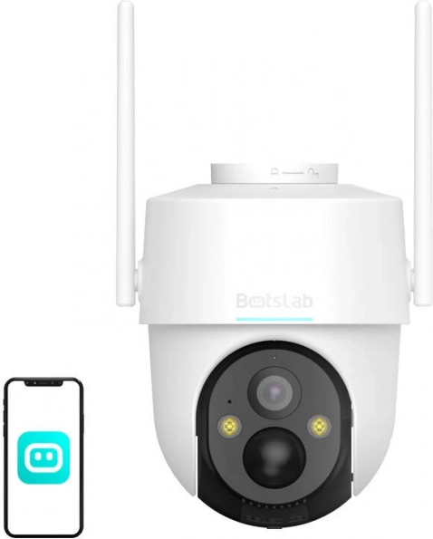 Zunanja Wi‑Fi kamera Botslab 3 MP s solarnim panelom in 360° vrtenjem