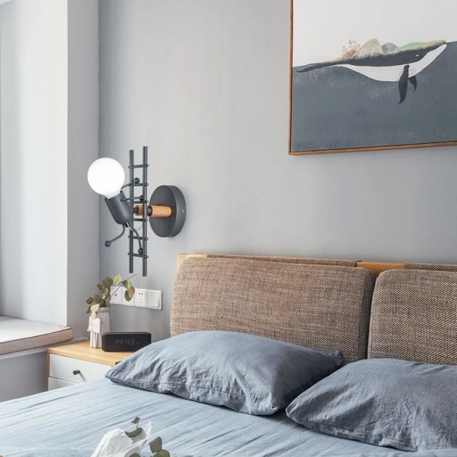 Stenska svetilka Loft Humanoid črna