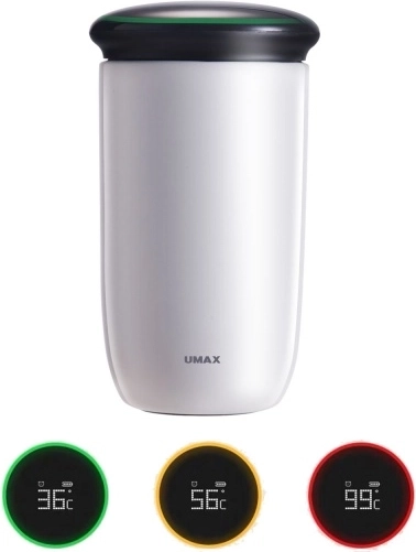 UMAX pametna steklenica Cooling Cup C2 bela