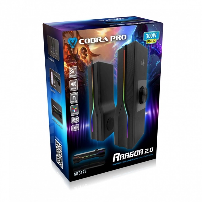Zvočnik Bluetooth Cobra Pro Aragor 2.0