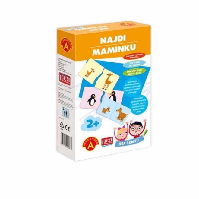 Poišči mamico - igra šolo
