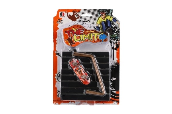 Stopnice z ograjo za fingerboard