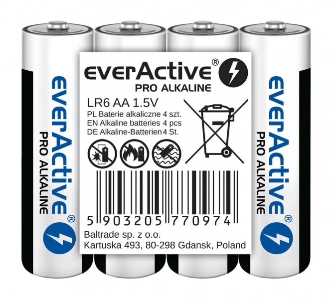 Alkalne baterije AA everActive