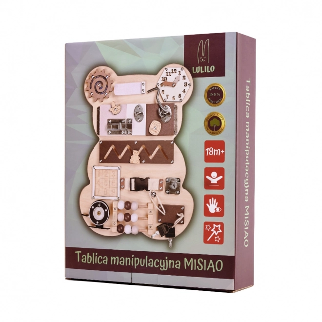 Montessori senzorična deska - medvedek